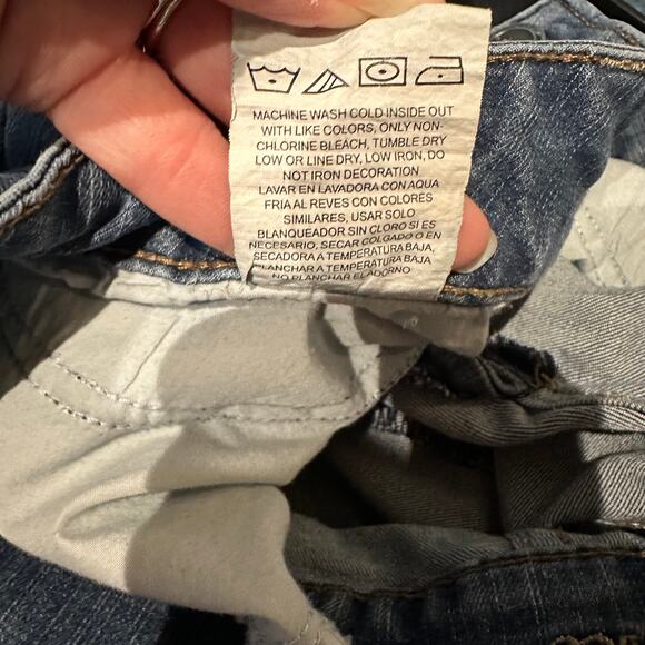 Lee Riders Size 14P Capris Ankle Pant Stretchy Comfy Relaxed Embroidered Pocket - Picture 4 of 8